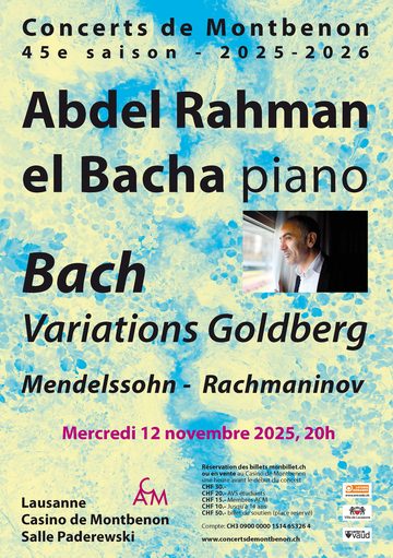 Affiche du concert Récital Abdel Rahman el Bacha